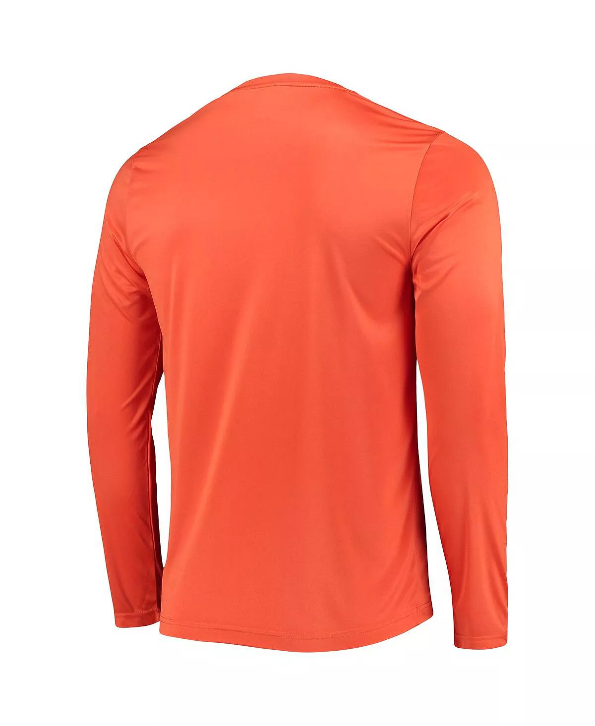 Champion Men's Orange Miami Hurricanes Wordmark Slash Long Sleeve T-shirt - Image 3