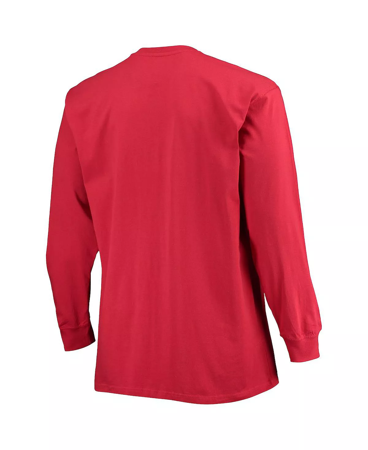 Champion Men's Crimson Oklahoma Sooners Big And Tall 2-Hit Long Sleeve T-shirt - Image 4