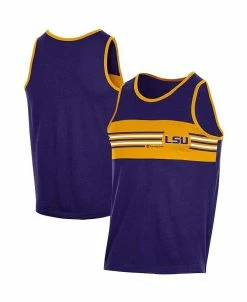 Champion Men's Purple LSU Tigers Colorblock Tank Top