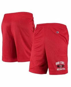 Champion Men's Scarlet Ohio State Buckeyes College Mesh Shorts