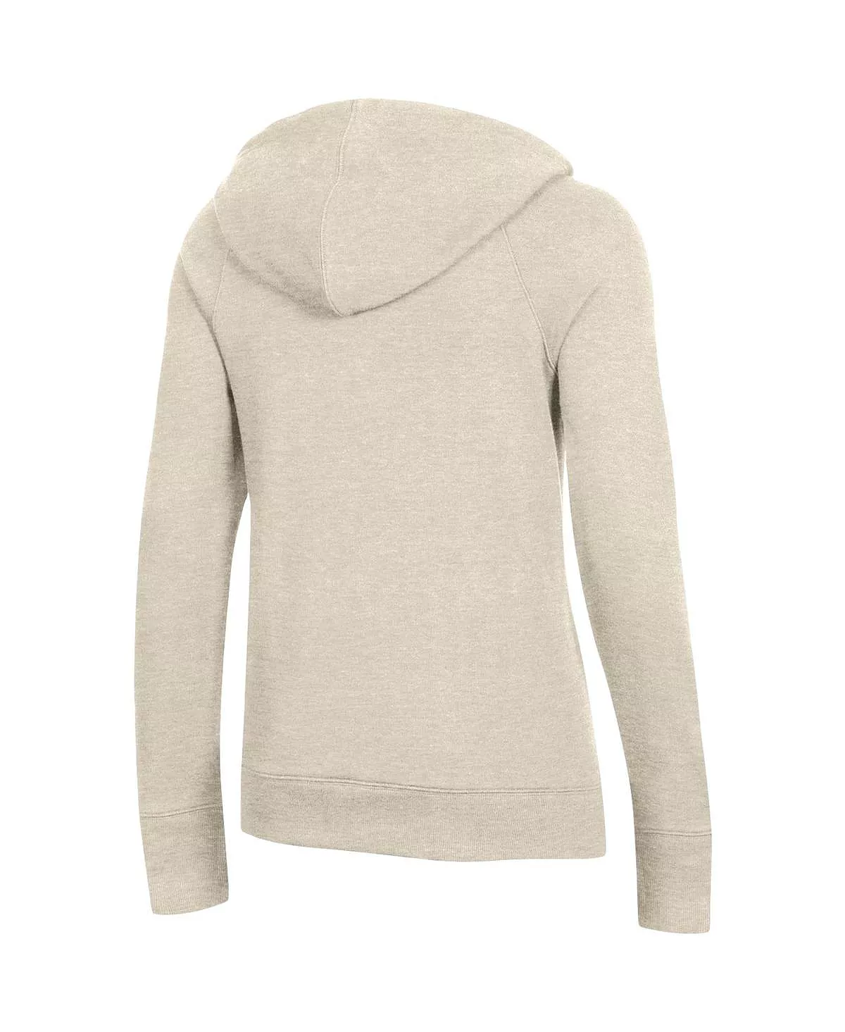 Champion Women's Heathered Oatmeal Clemson Tigers College Seal Pullover Hoodie - Image 4