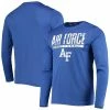 Champion Men's Royal Air Force Falcons Wordmark Slash Long Sleeve T-shirt