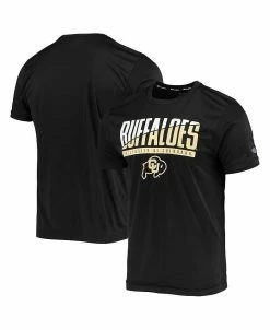 Champion Men's Black Colorado Buffaloes Wordmark Slash T-shirt