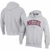 Champion Men's Gray Morehouse Maroon Tigers Tall Arch Pullover Hoodie