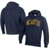 Champion Men's Navy North Carolina A&T Aggies Tall Arch Pullover Hoodie