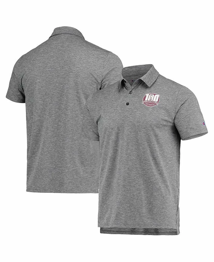 Champion Men's Charcoal Texas A&M Aggies Micro Mesh Polo Shirt