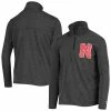 Champion Boys Youth Heathered Black Nebraska Huskers Field Day Quarter-Zip Jacket