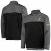 Champion Men's Black Oregon Ducks Gameday Quarter-Zip Jacket