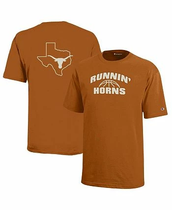 Champion Boys Youth Texas Orange Texas Longhorns Runnin' Horns T-shirt - Image 2