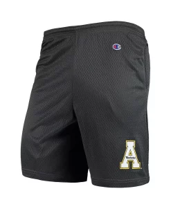 Champion Men's Charcoal Appalachian State Mountaineers College Mesh Shorts