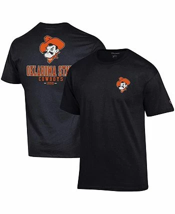 Champion Men's Black Oklahoma State Cowboys Stack 2-Hit T-shirt - Image 2