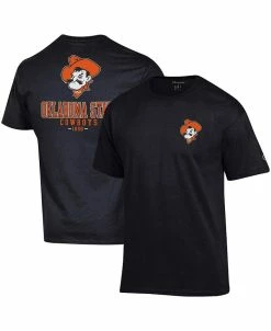 Champion Men's Black Oklahoma State Cowboys Stack 2-Hit T-shirt
