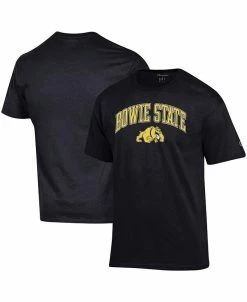 Champion Men's Black Bowie State Bulldogs Arch Over Logo T-shirt