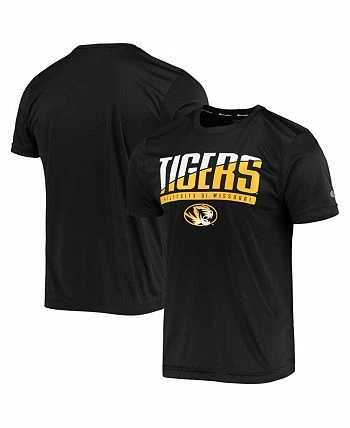 Champion Men's Black Missouri Tigers Wordmark Slash T-shirt - Image 2