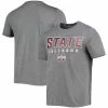 Champion Men's Gray Mississippi State Bulldogs Stack T-shirt