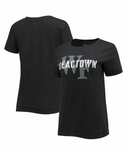 Champion Women's Black Wake Forest Demon Deacons Deactown Wordmark T-shirt