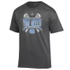 Men's Heathered Gray North Carolina Tar Heels 2022 NCAA Women's Lacrosse National Champions Locker Room T-shirt