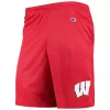 Champion Men's Red Wisconsin Badgers College Mesh Shorts