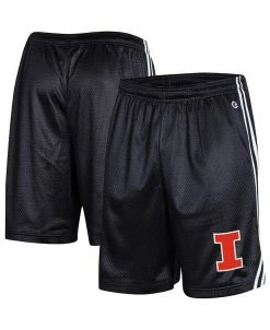 Champion Men's Black Illinois Fighting Illini Team Lacrosse Shorts