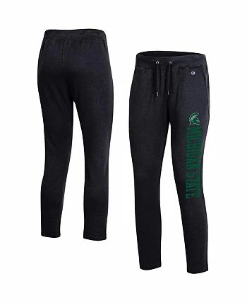 Champion Women's Heathered Black Michigan State Spartans 2.0 Fleece Pants - Image 2
