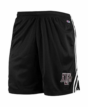 Champion Men's Black Texas A&M Aggies Team Lacrosse Shorts - Image 2
