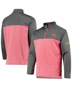 Champion Men's Red Maryland Terrapins Gameday Quarter-Zip Jacket