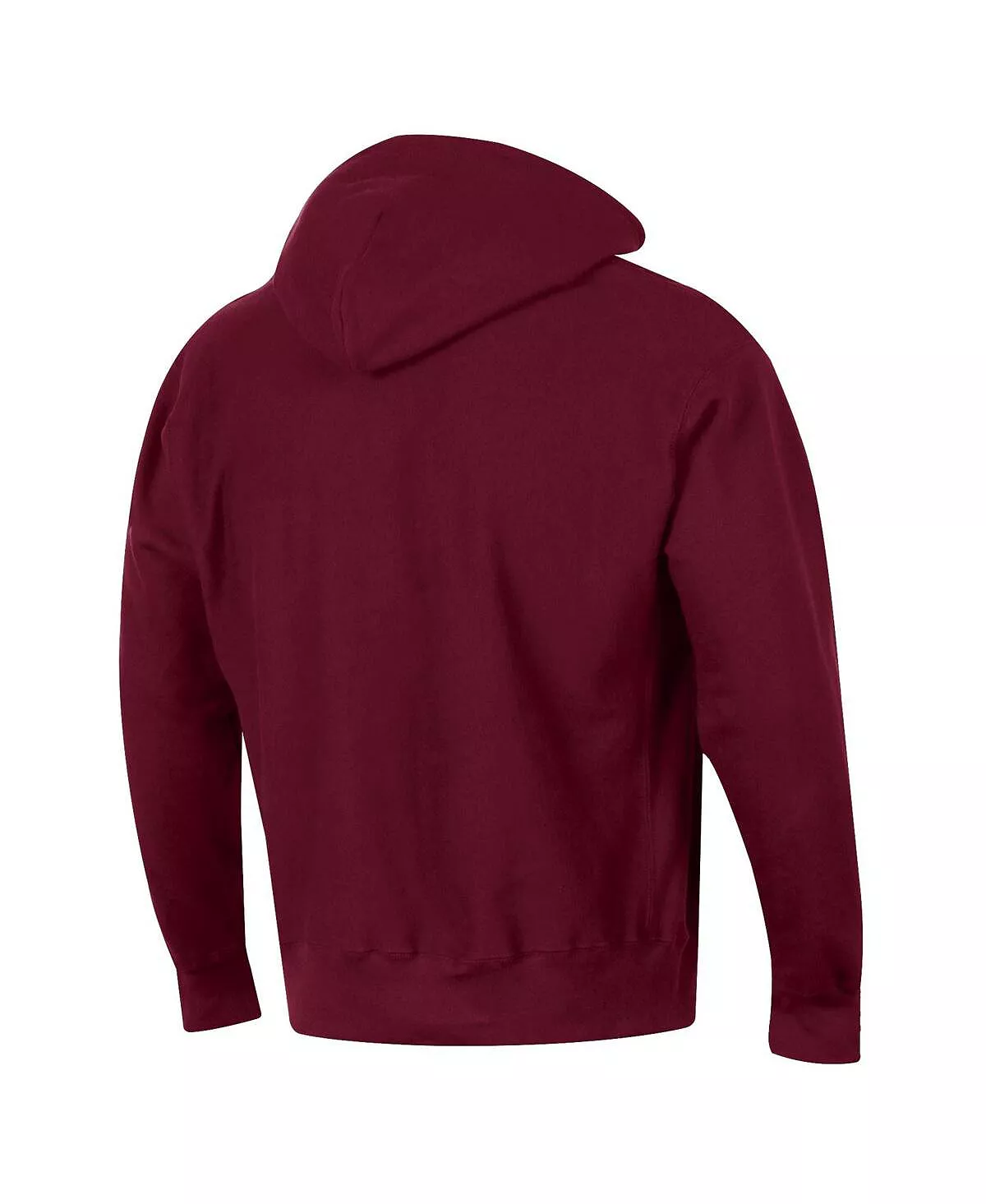 Champion Men's Maroon North Carolina Central Eagles Tall Arch Pullover Hoodie - Image 4