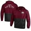 Champion Men's Maroon Texas A&M Aggies 12th Man Centennial Blocked Packable Half-Zip Pullover Jacket