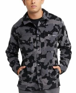 Champion Men's Explorer Fleece Camo Shirt Jacket