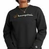 Champion Women's Star Logo Powerblend Crewneck Sweatshirt