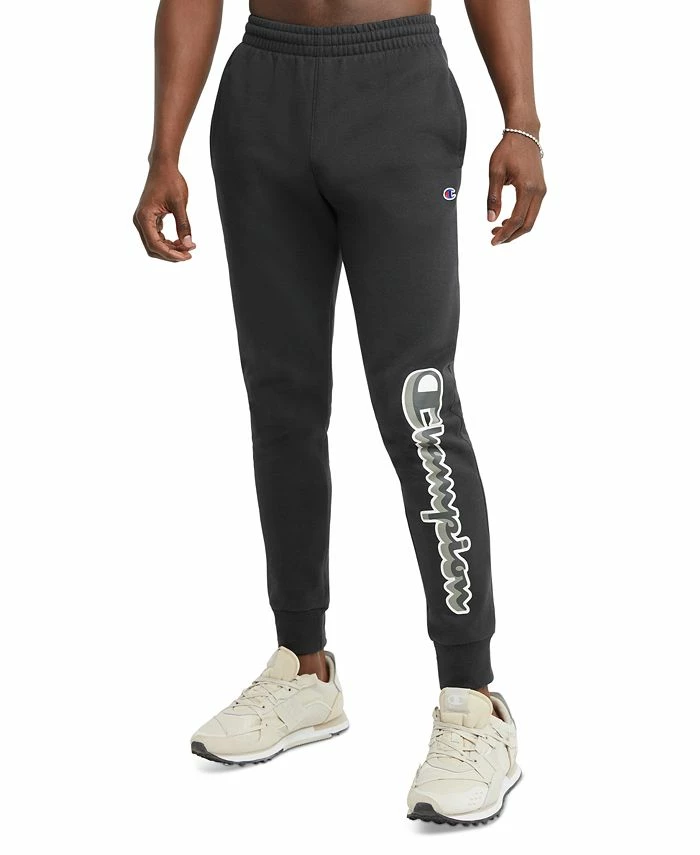 Champion Men's PowerBlend Logo-Graphic Jogger Pants