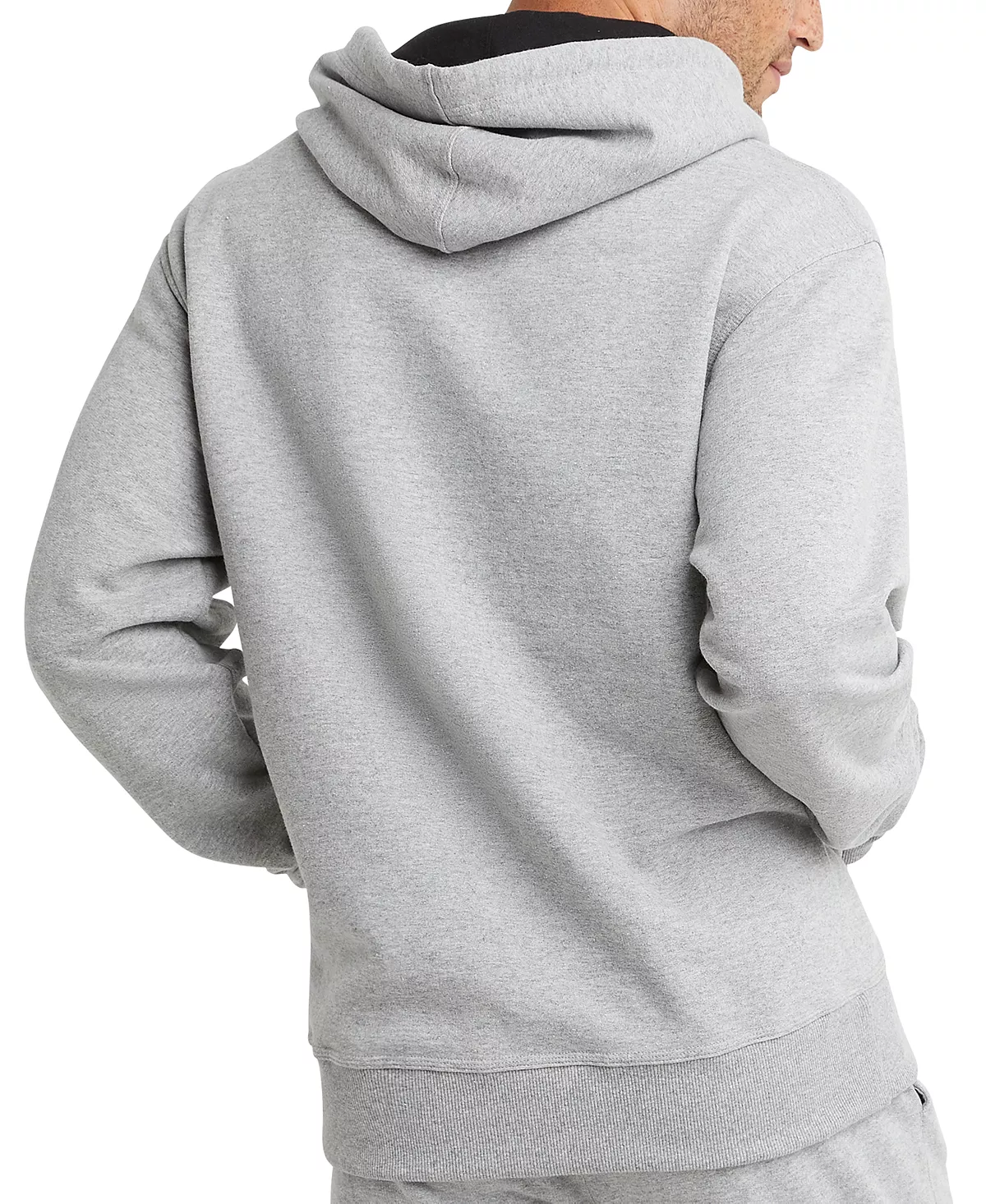 Champion Men's Powerblend Logo-Graphic Hoodie - Image 4