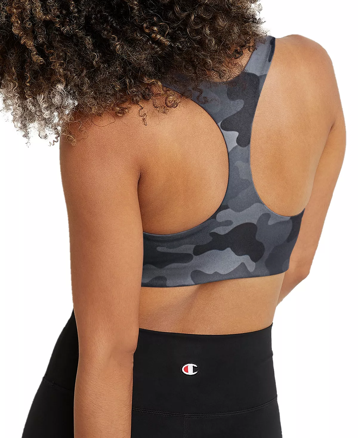 Champion Women's Soft Touch Camo Light-Support Sports Bra - Image 2