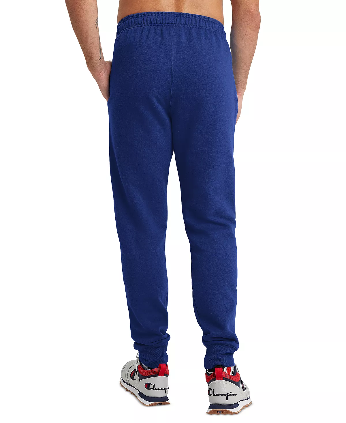 Champion Men's PowerBlend Logo-Graphic Jogger Pants - Image 5