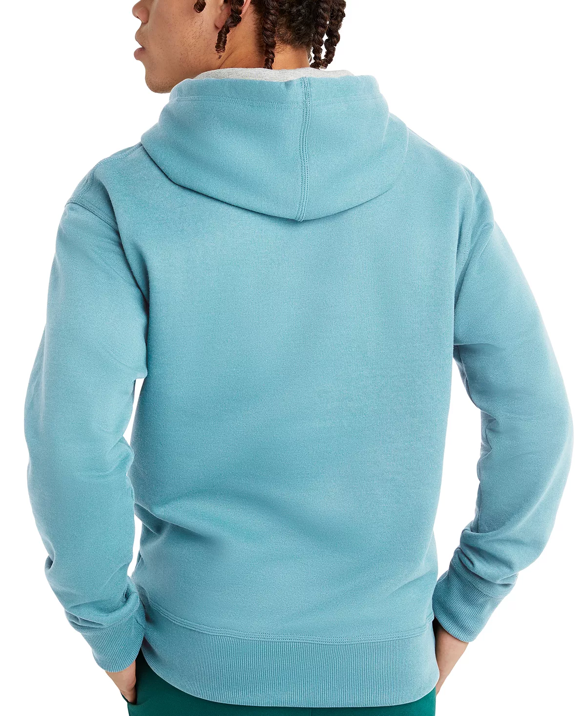 Champion Men's Powerblend Logo-Graphic Hoodie - Image 5