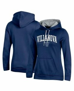 Champion Women's Navy Villanova Wildcats Arch Logo 2.0 Pullover Hoodie