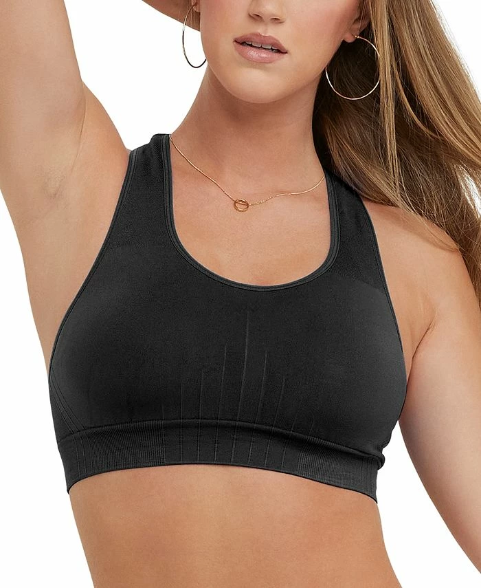 Champion Women's Seamless Racerback Medium Impact Sports Bra