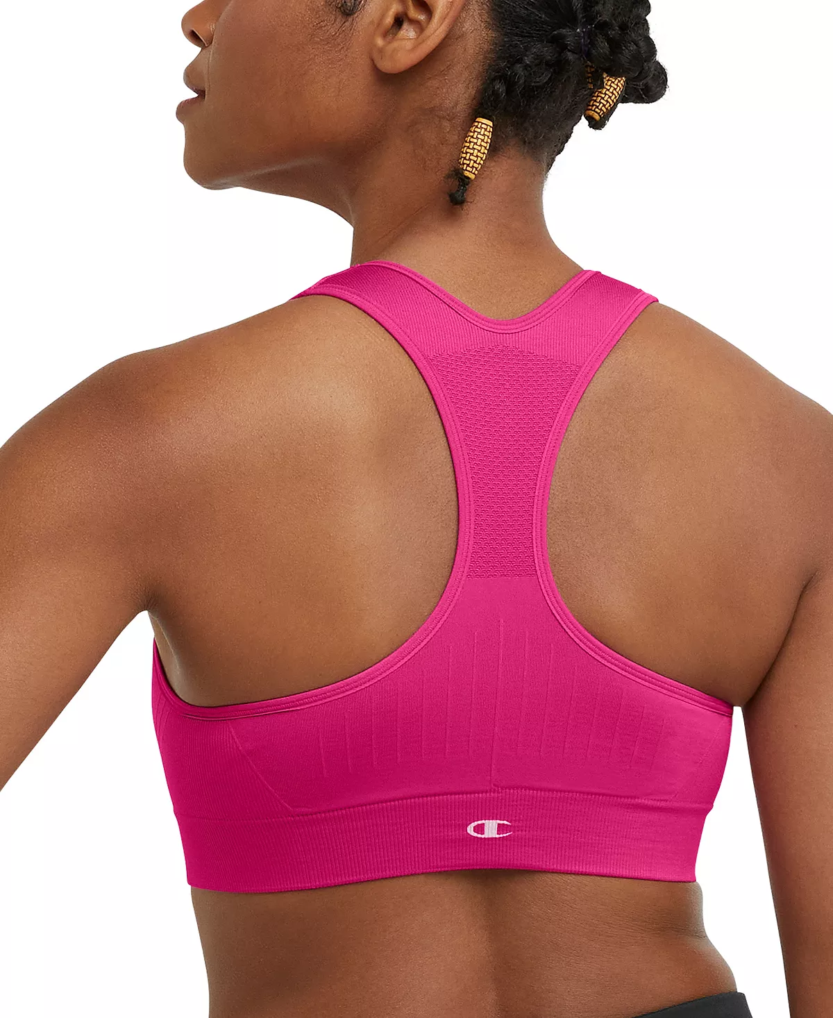 Champion Women's Seamless Racerback Medium Impact Sports Bra - Image 5