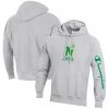 Champion Men's Heathered Gray Minnesota North Stars Reverse Weave Pullover Hoodie