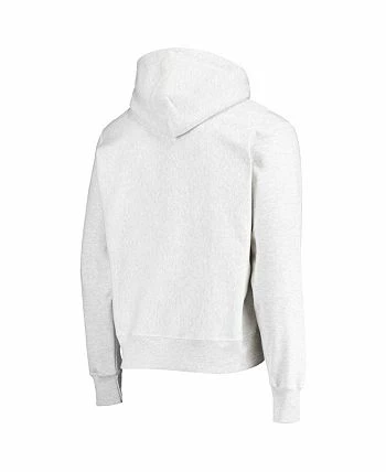 Champion Men's Heathered Gray Missouri Tigers Team Vault Logo Reverse Weave Pullover Hoodie - Image 2