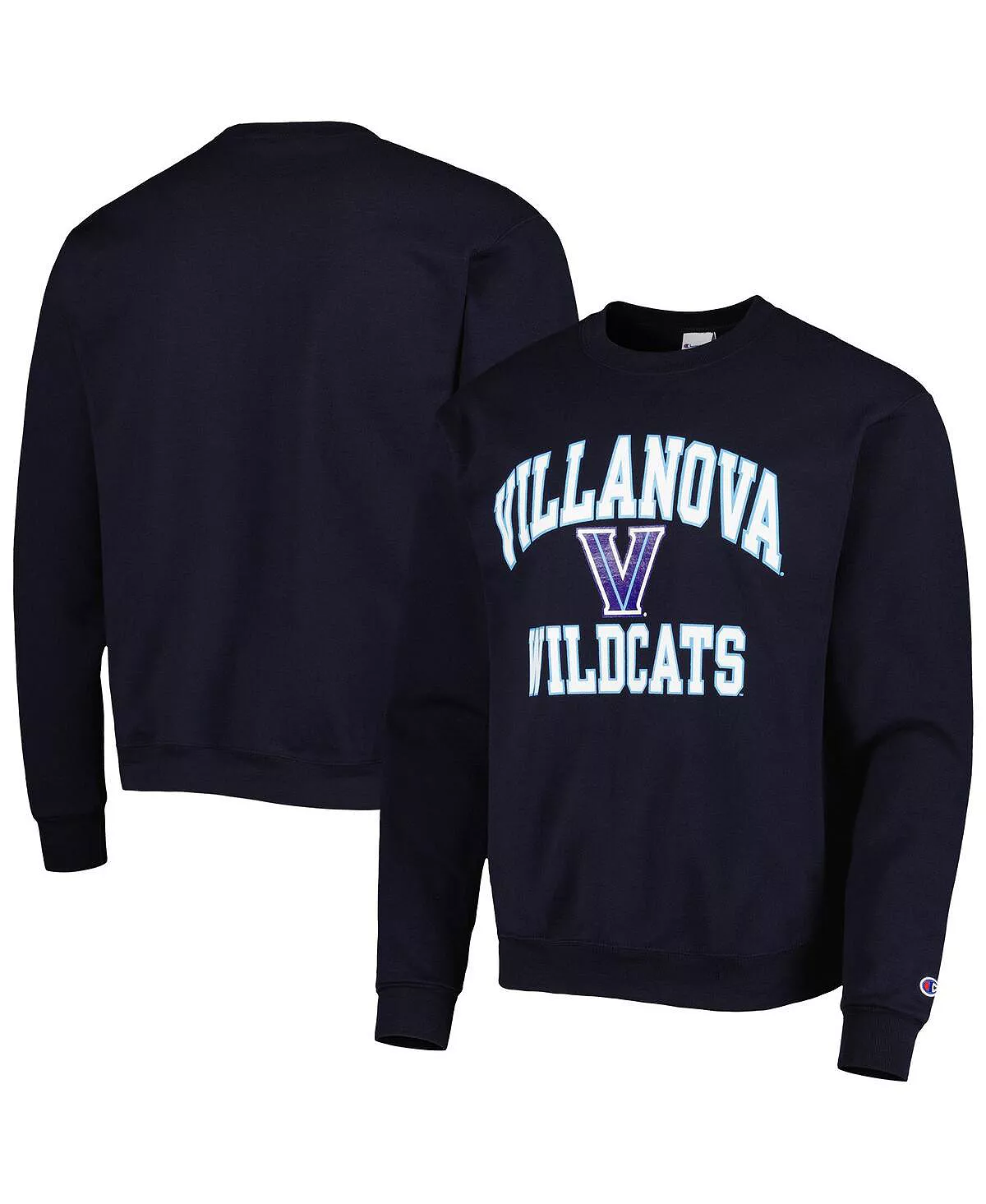Champion Men's Navy Villanova Wildcats High Motor Pullover Sweatshirt