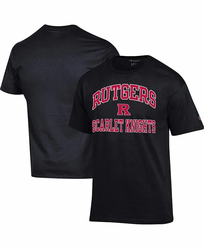 Champion Men's Black Rutgers Scarlet Knights High Motor T-shirt