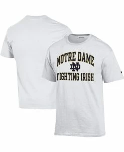 Champion Men's White Notre Dame Fighting Irish High Motor T-shirt