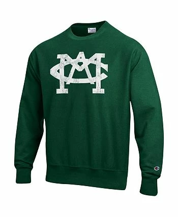 Champion Men's Green Michigan State Spartans Vault Logo Reverse Weave Pullover Sweatshirt - Image 2