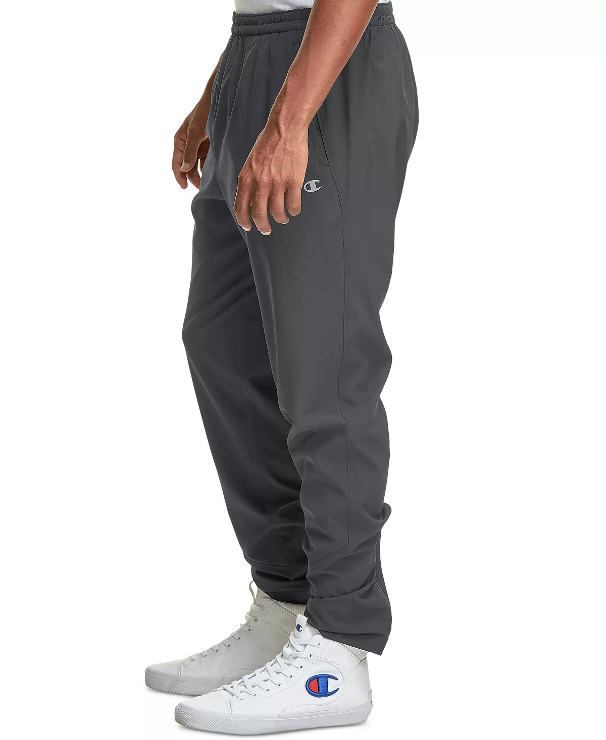 Champion Men's MVP Modern-Fit Stretch Moisture-Wicking Track Pants - Image 5