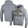 Champion Men's Heather Gray Wake Forest Demon Deacons High Motor Pullover Hoodie
