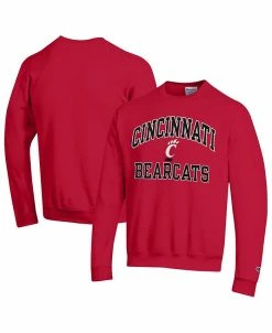 Champion Men's Red Cincinnati Bearcats High Motor Pullover Sweatshirt