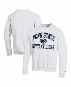 Champion Men's White Penn State Nittany Lions High Motor Pullover Sweatshirt