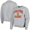 Champion Men's Heather Gray Syracuse Orange High Motor Pullover Sweatshirt