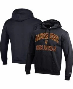 Champion Men's Black Arizona State Sun Devils High Motor Pullover Hoodie